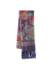 usha FESTIVAL Women Feminine Scarf in Violet Multicolor