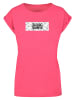 Merchcode Merchcode T-Shirts in hibiskus pink