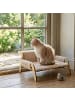 relaxdays Katzenbett in Beige/ Natur - (B)53 x (H)28,5 x (T)45,5 cm