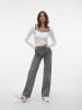 Vero Moda Wide Jeans mit hoher Taille in Medium Grey Denim