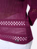 WITT WEIDEN Ajour-Pullover in malve