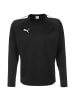 Puma Sweatshirt TeamLIGA in schwarz / weiß