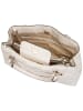 Guess Handtasche Libby 2 Comp Satchel in Off White