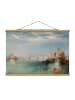 WALLART Stoffbild - Thomas Moran - Canal Grande Venedig in Blau