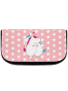 Mr. & Mrs. Panda Kulturtasche Einhorn Mitteilung ohne Spruch in Rot Pastell