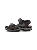 Camel Active Ledersandale mit profilierter TPR Sohle in Grau