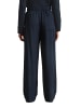 Marc O'Polo Fließende Wide Leg Pants in Dark Navy