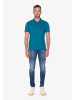 Le Temps des Cerises Poloshirt ARON in BLUE