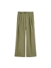 Marc O'Polo Weite Bundfaltenhose in Olive