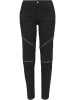 Urban Classics Jeans Stretch Damen Bikerhose skinny in Schwarz