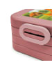 Mr. & Mrs. Panda MEPAL Bentobox Huhn Stolz Design mit Spruch in Rot Pastell