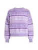 IZIA Damen Pullover in Flieder Mehrfarbig