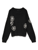 Vero Moda Strickpullover in Black