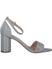 La Strada Pumps in silver-glitter-stones