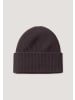 Hessnatur Strick Mütze in schwarzbeere