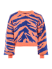 myMo ROCKS Damen Pullover in ORANGE BLAU