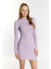 myMo Damen Strickkleid Mini in Violett