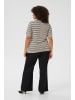 KAFFE curve Strickpullover KClizzy Regular fit in Elephant Mel.-Black/Chalk