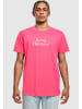 Merchcode Merchcode T-Shirts in hibiskus pink