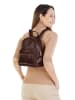 piké Rucksack echt Leder in braun