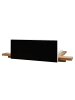 Beliani Doppelbett ZEN in Braun/Weiß - (W) 308 x (H) 86 x (L) 229 cm