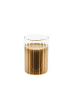 Mulex Trinkgläser Set 250 ml Riffle Design in Transparent