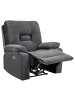Beliani Fernsehsessel BERGEN  in Grau - (W) 85 x (H) 101 x (L) 74 cm