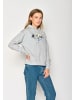 GreenBomb Sweatshirt Nature Deer River in Heidekraut Grau