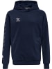 Hummel Hoodie Hmlmove Grid Cotton Hoodie Kids in MARINE