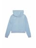 Juicy Couture Juicy Couture DACH ADDISON VELOUR ZIP HOODIE in powder blue
