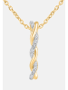 Diamant Exquis Halskette aus 375 Gelbgold mit Diamant