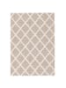 Pergamon In & Outdoor Teppich Flachgewebe Campus Modern in Beige