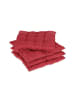 relaxdays 4x Stuhlkissen in Rot - 38 x 38 cm
