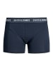 Jack & Jones Set 3er Pack JACANTHONY Trunks Boxershorts Stretch Unterhose in Navy