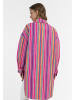 IZIA Damen Hemdjacke in Mehrfarbig Pink