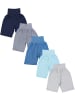 TupTam Baby Sommershorts 5er Pack in blau/grau