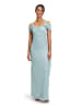 Vera Mont Abendkleid im Glitzer-Look in Mint/Silver