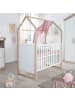 roba 2in1 Baby- & Beistellbett Cabane 70 x 140 cm - Weiß