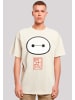 F4NT4STIC Heavy Oversize T-Shirt Big Hero 6 Baymax in sand