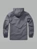 Brandit Jacke "Summer Windbreaker Frontzip" in Grau