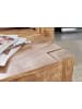 FineBuy Beistelltisch in Braun / Akazie / 36x50x45
