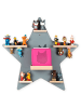 VCM  Regal Holz Stern Kinder Toniebox Tonies Figuren in Grau