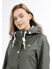 ICEBOUND Damen Regenmantel in Oliv