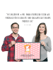 Mr. & Mrs. Panda Fußabtreter Einhorn Prinzessin mit Spruch in Rot Pastell