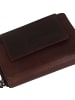 Greenburry Newport Geldbörse RFID Schutz Leder 14 cm coffee