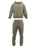Tom Barron Trainingsanzug Tom Barron Tracksuit With Fleece Fabric Patch Logo in khaki