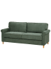 Beliani 3-Sitzer Sofa RONNEBY in Grün/Braun - (W) 190 x (H) 88 x (L) 78 cm
