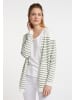 DreiMaster Damen Cardigan in Wollweiss Oliv