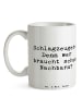 Mr. & Mrs. Panda Porzellantasse Spruch Schlagzeuger Spruch mit S... in Weiß