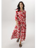 Aniston SELECTED Maxikleid in rot-offwhite